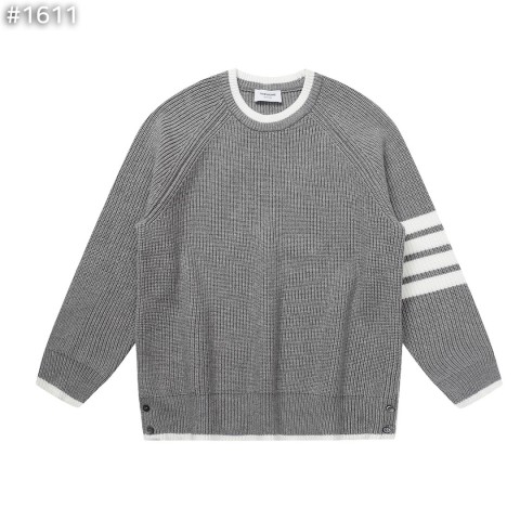 톰*** 4bar 재색 라운드 울 니트