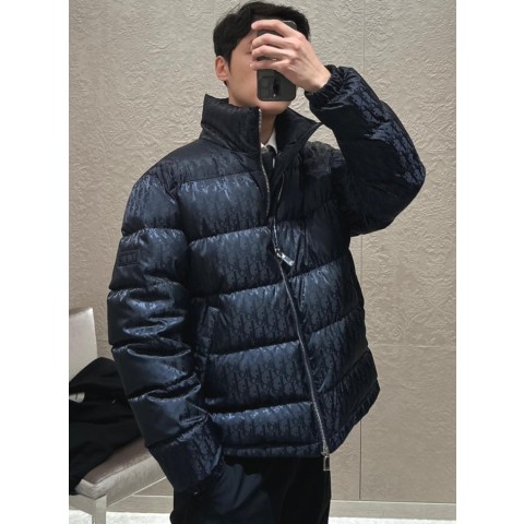 디* 오블리크 테크니컬 자카드 다운 패딩