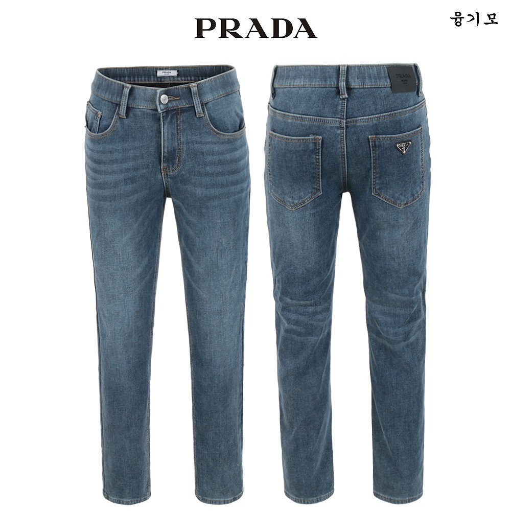 프** 융기모 인디고 히든밴딩 슬림팬츠