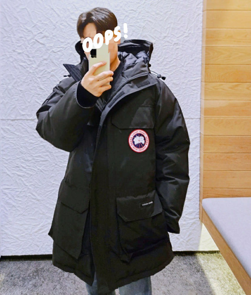 캐**** 익스페디션 다운패딩